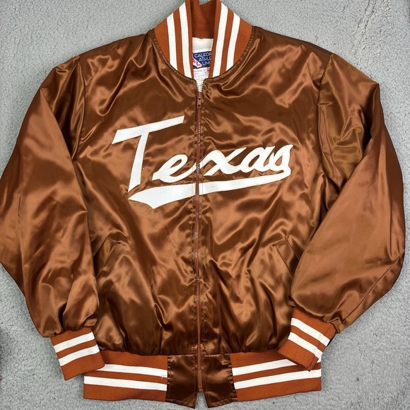 Vintage California Athletic Limited University Of Texas Longhorns Jacket Coat - Picture 1 of 11